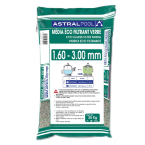 VERRE ECO FILTRANT SAC 25KG 1.6-3 MM